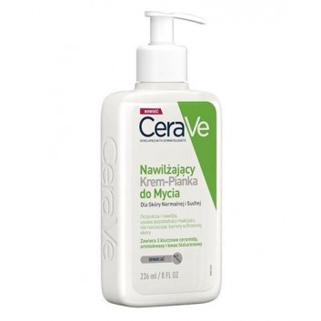 CeraVe Nawilżający krem-pianka do mycia, 236 ml 