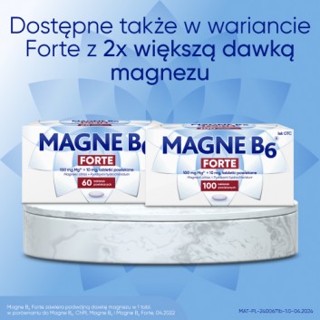 Magne B6, niedobór magnezu w organizmie, 60 tabletek - obrazek 5