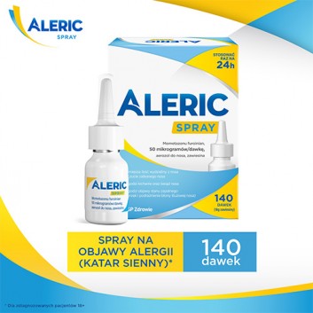 Aleric Spray Aerozol do nosa, 140 dawek, cena, opinie, wskazania - obrazek 2