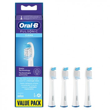 Oral - B Pulsonic Clean SR32 Końcówki do szczoteczki elektrycznej, 4 szt., cena, opinie, stosowanie - obrazek 2