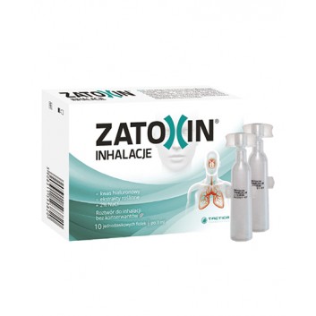 Zatoxin Inhalacje Roztwór do inhalacji, 10 x 3 ml, cena, opinie, właściwości