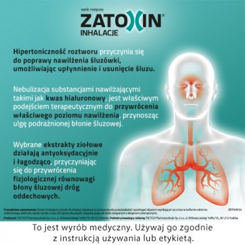 Zatoxin Inhalacje Roztwór do inhalacji, 10 x 3 ml, cena, opinie, właściwości - obrazek 4