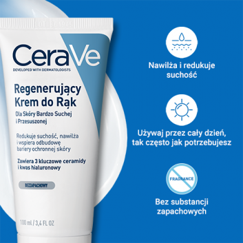 CeraVe Regenerujący Krem do rąk, 100 ml - obrazek 3