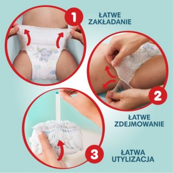 Pampers Premium Care Pants Pieluchomajtki rozmiar 5 12-17 kg, 102 szt., cena, wskazania, stosowanie - obrazek 2