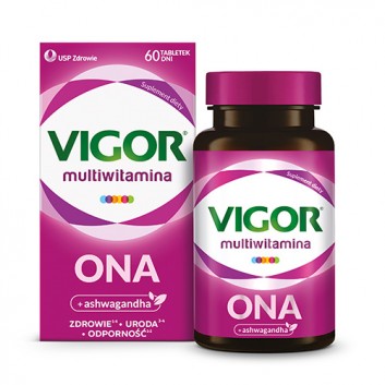 Vigor Multiwitamina ONA, 60 tabl., cena, opinie, właściwości 