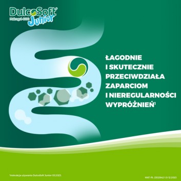 DULCOSOFT JUNIOR roztwór doustny, 3 x 100 ml. na zaparcia u dzieci, cena, opinie, wskazania - obrazek 4