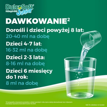 DULCOSOFT JUNIOR roztwór doustny, 3 x 100 ml. na zaparcia u dzieci, cena, opinie, wskazania - obrazek 6