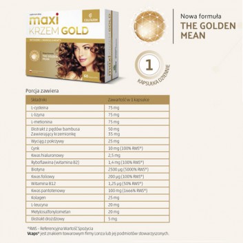 Maxi Krzem Gold, 60 kaps. - obrazek 5