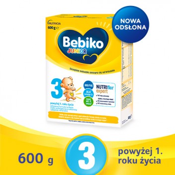 Bebiko Junior 3 Nutriflor Expert powyżej 1. roku życia, 600 g