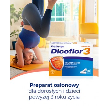 Dicoflor 3, kapsułki, 10 kapsułek - obrazek 2