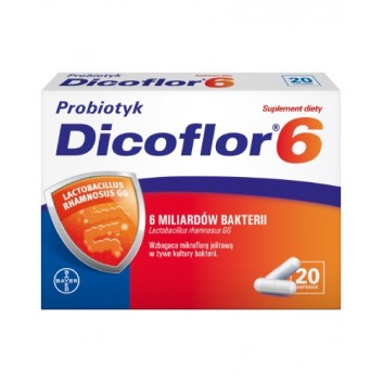 Dicoflor 6, kapsułki, 20 sztuk