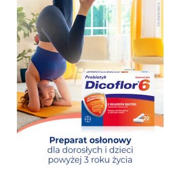 Dicoflor 6, kapsułki, 20 sztuk - obrazek 2