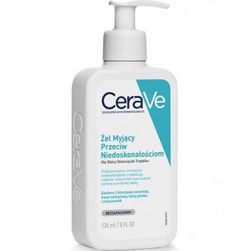 CeraVe, żel myjący przeciw niedoskonałościom, 236 ml