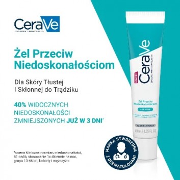 CeraVe Żel przeciw niedoskonałościom, 40 ml - obrazek 2