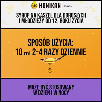 Honikan Kaszel Syrop, 230 g, cena, wskazania, właściwości - obrazek 4