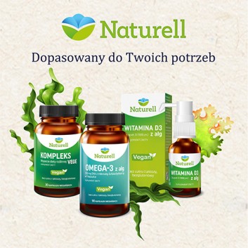 Naturell Omega-3 z alg, 90 kapsułek - obrazek 6