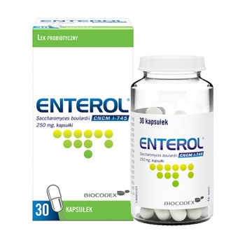 Enterol, 250 mg, kapsułki, 30 sztuk