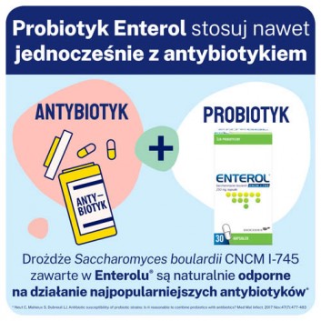 Enterol, 250 mg, kapsułki, 30 sztuk - obrazek 2