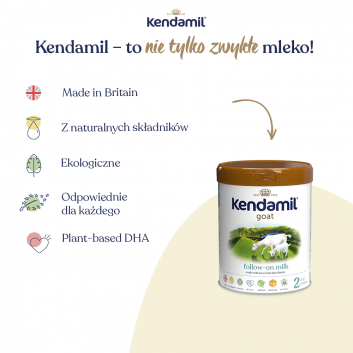 Kendamil Kozie mleko następne 2, 800 g - obrazek 8