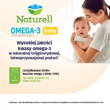 Naturell Omega 3 Baby, 40 kapsułek - obrazek 5