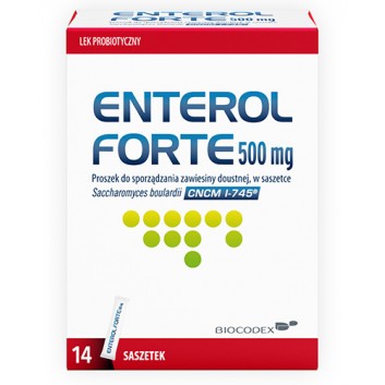 Enterol Forte 500 mg, 14 saszetek