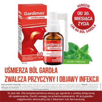 GARDIMAX MEDICA SPRAY, 30 ml - obrazek 2