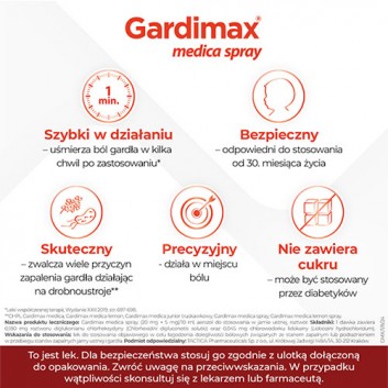 GARDIMAX MEDICA SPRAY, 30 ml - obrazek 3