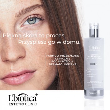 L'Biotica Estetic Clinic Pure Estetic Kojąco-nawilżający Żel do mycia twarzy, 200 ml + L'Biotica Estetic Clinic Oxy Treatment Napinająco-Wygładzająca Dermo-Maska hydrożelowa, 1 sztuka - obrazek 2