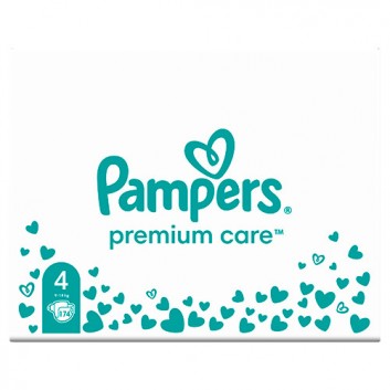 Pampers Premium Care, pieluchy rozmiar 4, 9-14 kg, 174 sztuki - obrazek 5