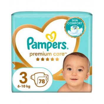 Pampers Premium Care pieluszki rozmiar 3, 6 kg - 10 kg, 78 sztuk