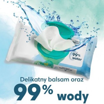 Pampers Harmonie Aqua Chusteczki nawilżane dla dzieci, 24 x 48 sztuk - obrazek 2