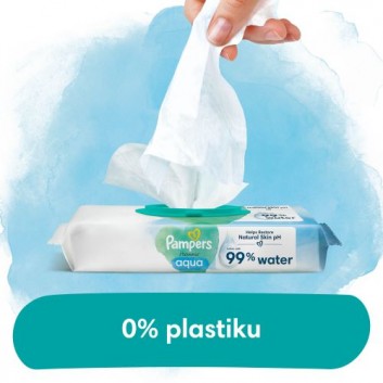 Pampers Harmonie Aqua Chusteczki nawilżane dla dzieci, 24 x 48 sztuk - obrazek 6