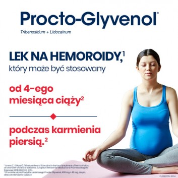 Procto-Glyvenol, 400 mg + 40 mg, czopki doodbytnicze, 10 sztuk - obrazek 6