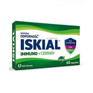 Iskial Immuno + Czosnek, 60 kapsułek