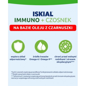 Iskial Immuno + Czosnek, 60 kapsułek - obrazek 6