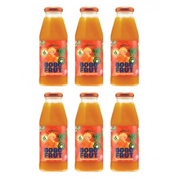 Bobo Frut Nektar jabłko marchew po 6 miesiącu, 6 x 300 ml