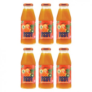 Bobo Frut Nektar jabłko marchew po 6 miesiącu, 6 x 300 ml - obrazek 2