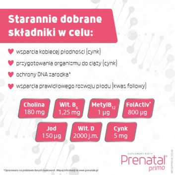 PRENATAL Primo, 30 kapsułek - obrazek 3