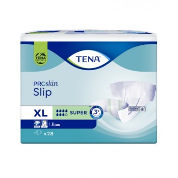 TENA Slip ProSkin Super XL, pieluchomajtki, 28 sztuk