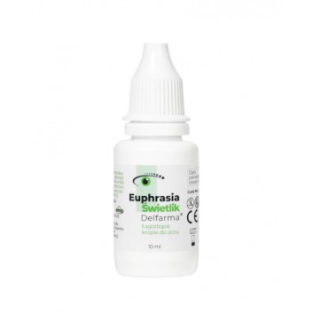 DELFARMA Euphrasia Świetlik, łagodzące krople do oczu, 10 ml  - obrazek 3