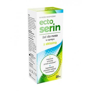 Ectoserin Żel do nosa w sprayu z ektoiną, 20 ml