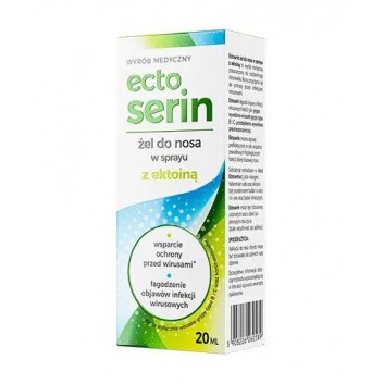 Ectoserin Żel do nosa w sprayu z ektoiną, 20 ml - obrazek 2