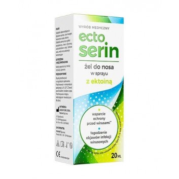 Ectoserin Żel do nosa w sprayu z ektoiną, 20 ml - obrazek 3