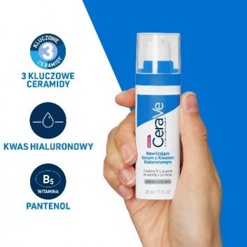 CeraVe Nawilżające Serum z kwasem hialuronowym, 30 ml - obrazek 3