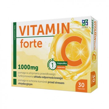 Vitamin C forte, 30 kapsułek - obrazek 2