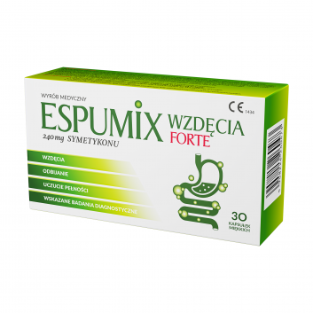 ESPUMIX Wzdęcia Forte 240 mg symetykonu, 30 kapsułek - obrazek 4