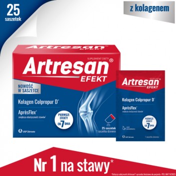 Artresan Efekt AprèsFlex® kolagen do picia na stawy, 25 saszetek - obrazek 2