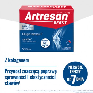 Artresan Efekt AprèsFlex® kolagen do picia na stawy, 25 saszetek - obrazek 3