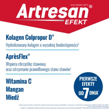 Artresan Efekt AprèsFlex® kolagen do picia na stawy, 25 saszetek - obrazek 4