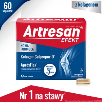 Artresan Efekt AprèsFlex® kolagen na stawy, 60 kapsułek - obrazek 2